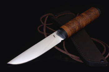 Северный нож "Рабочий" Клинок 95х18. Рукоять дуб.